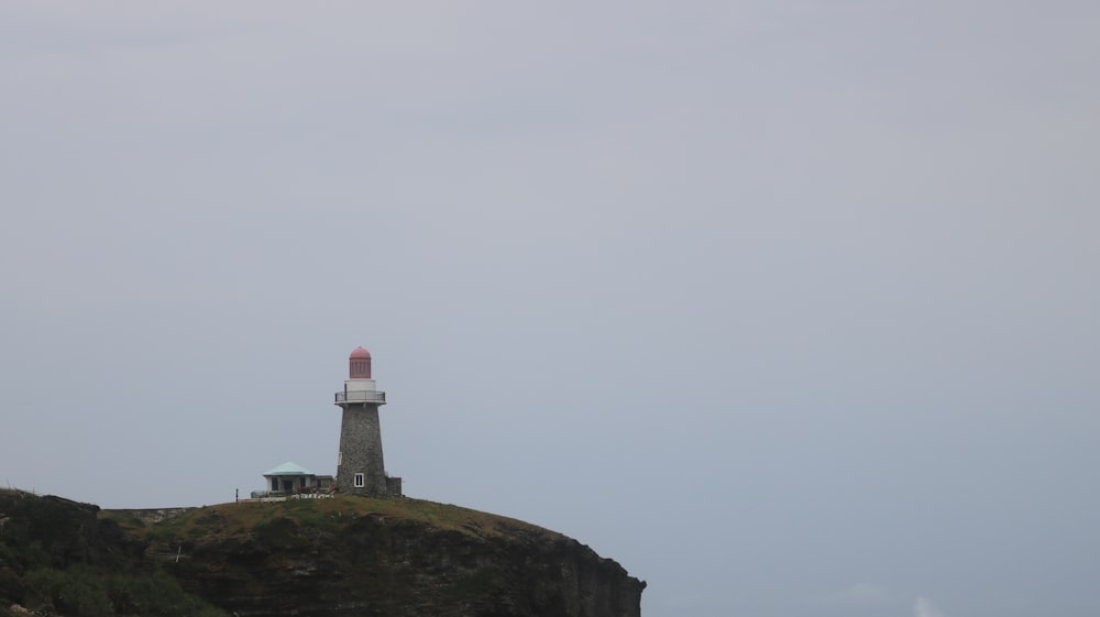 Grauer Leuchtturm