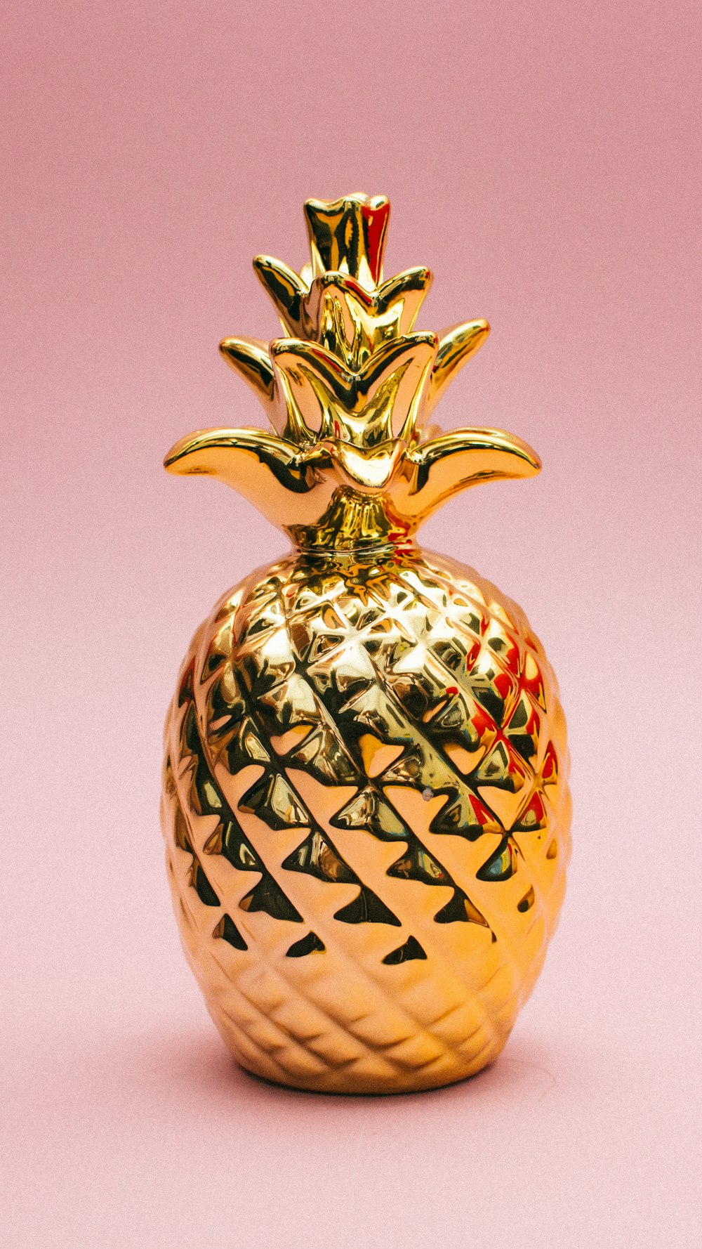 décor ananas doré