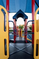 multicolored playing ground at daytime