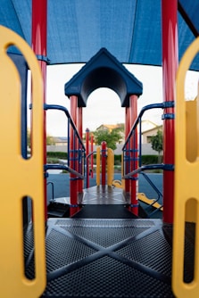 multicolored playing ground at daytime