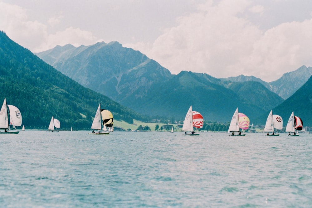 boats on body of wateer