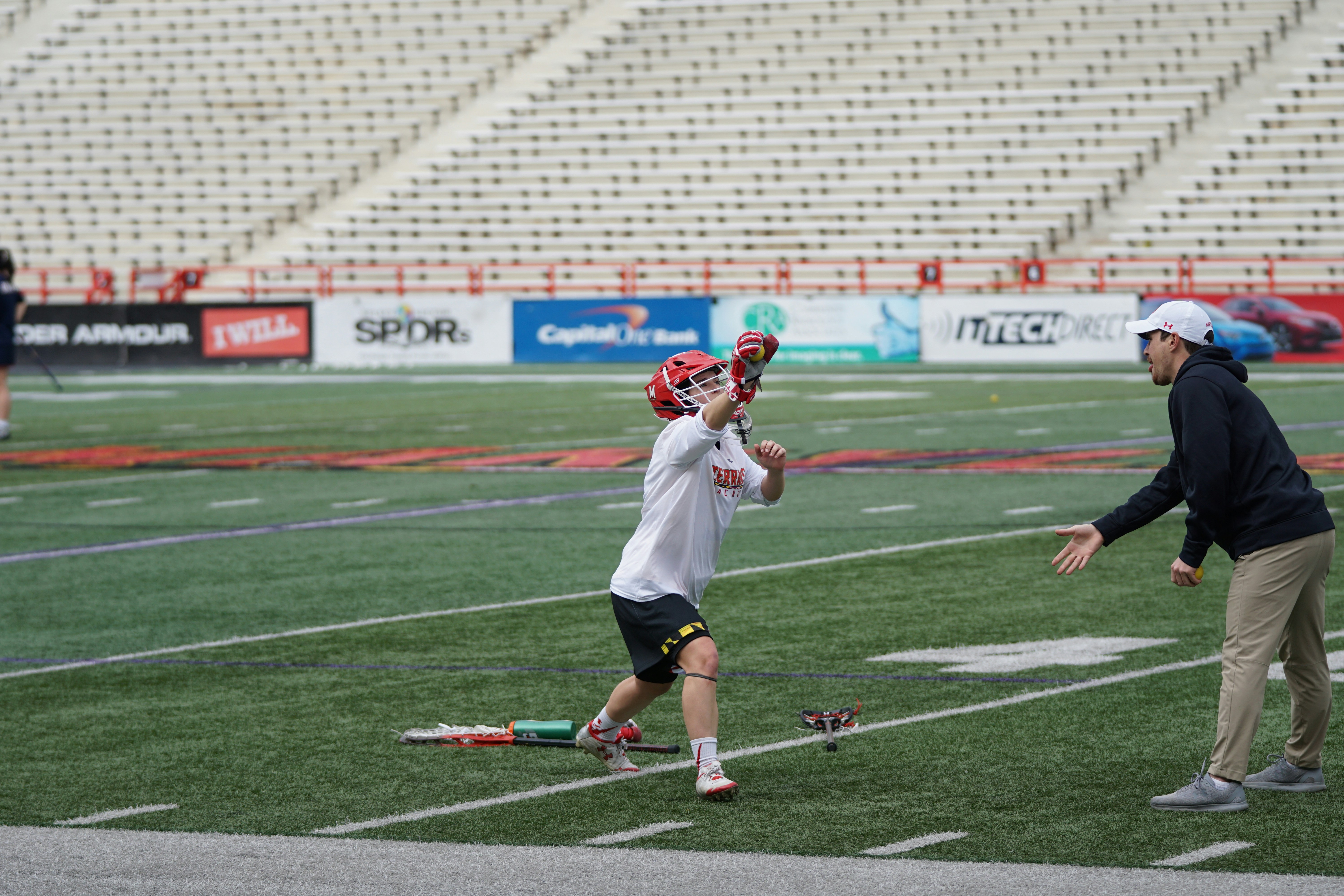 Dan Borgmeyer Throwing Out First Ball At Cardinal Games Pictures ...