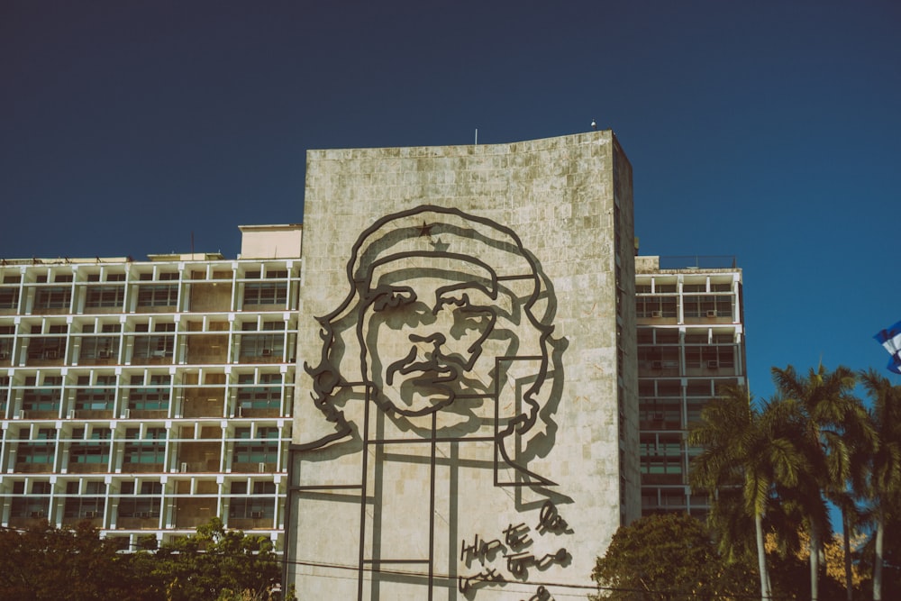 Che Guevara face signage