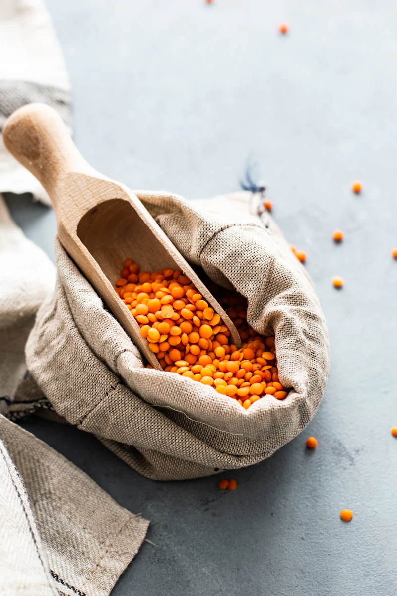 Assorted grains and legumes