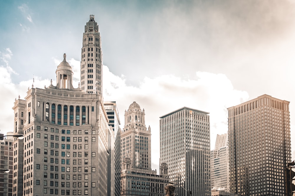 high rise buildings at daytime