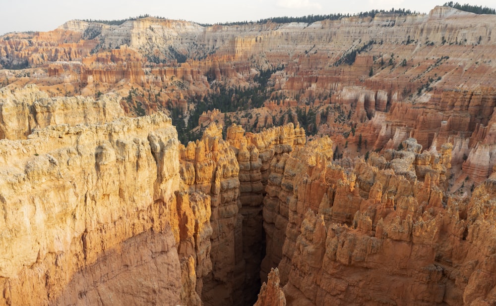 rock formation during daytime