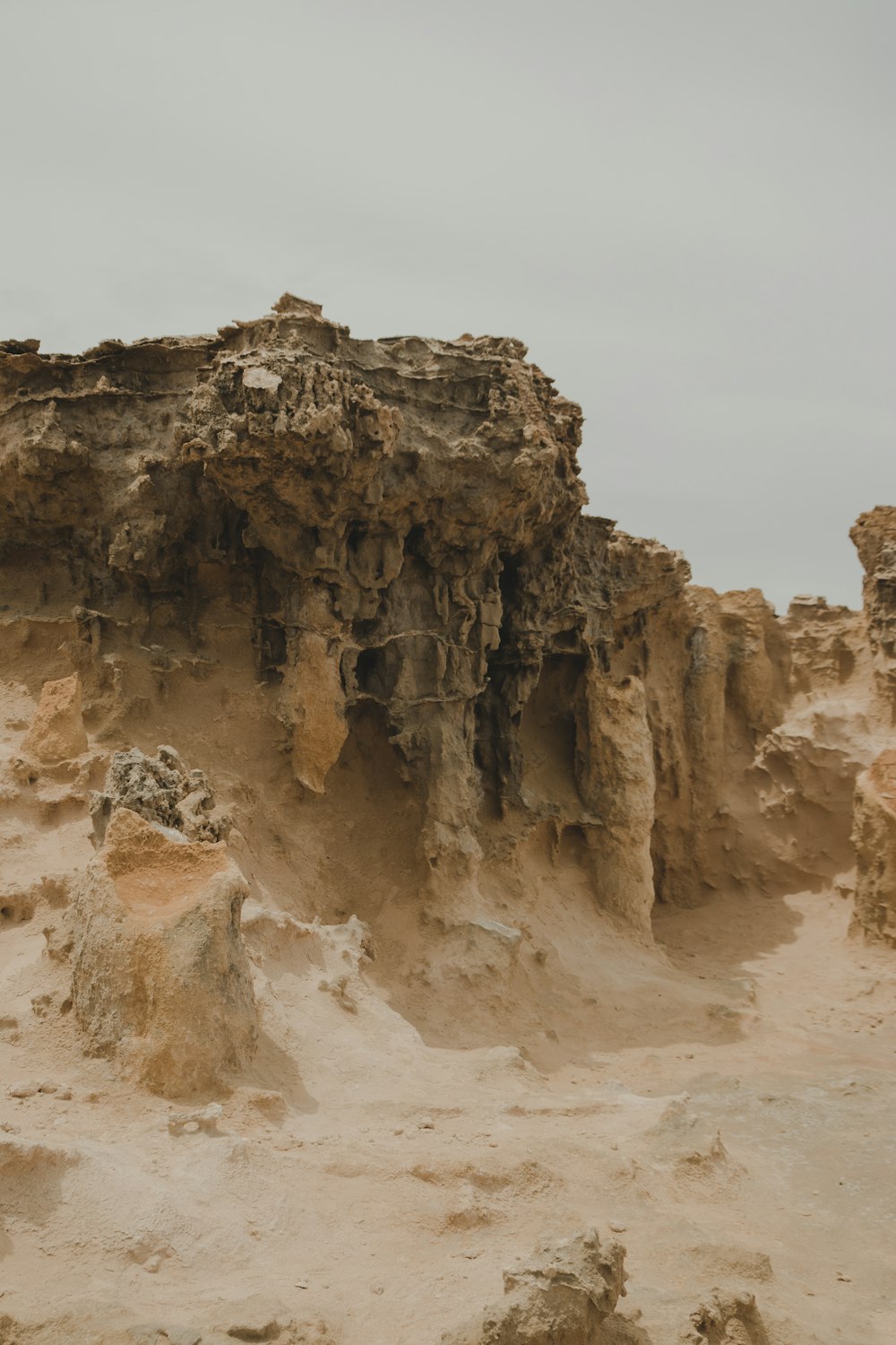 rock formation during daytime