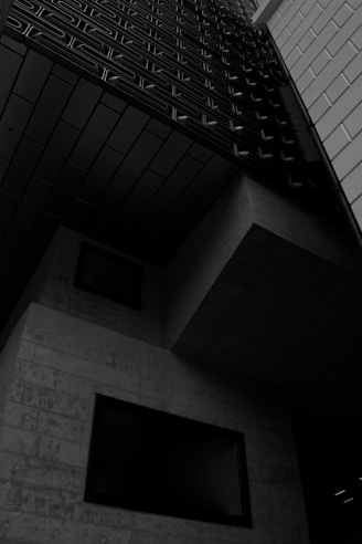 view of a gray building