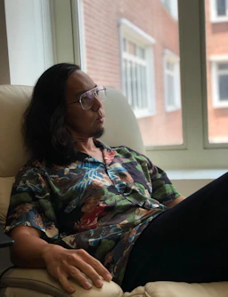 a man with eyeglasses