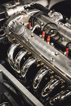 stainless steel engine bay