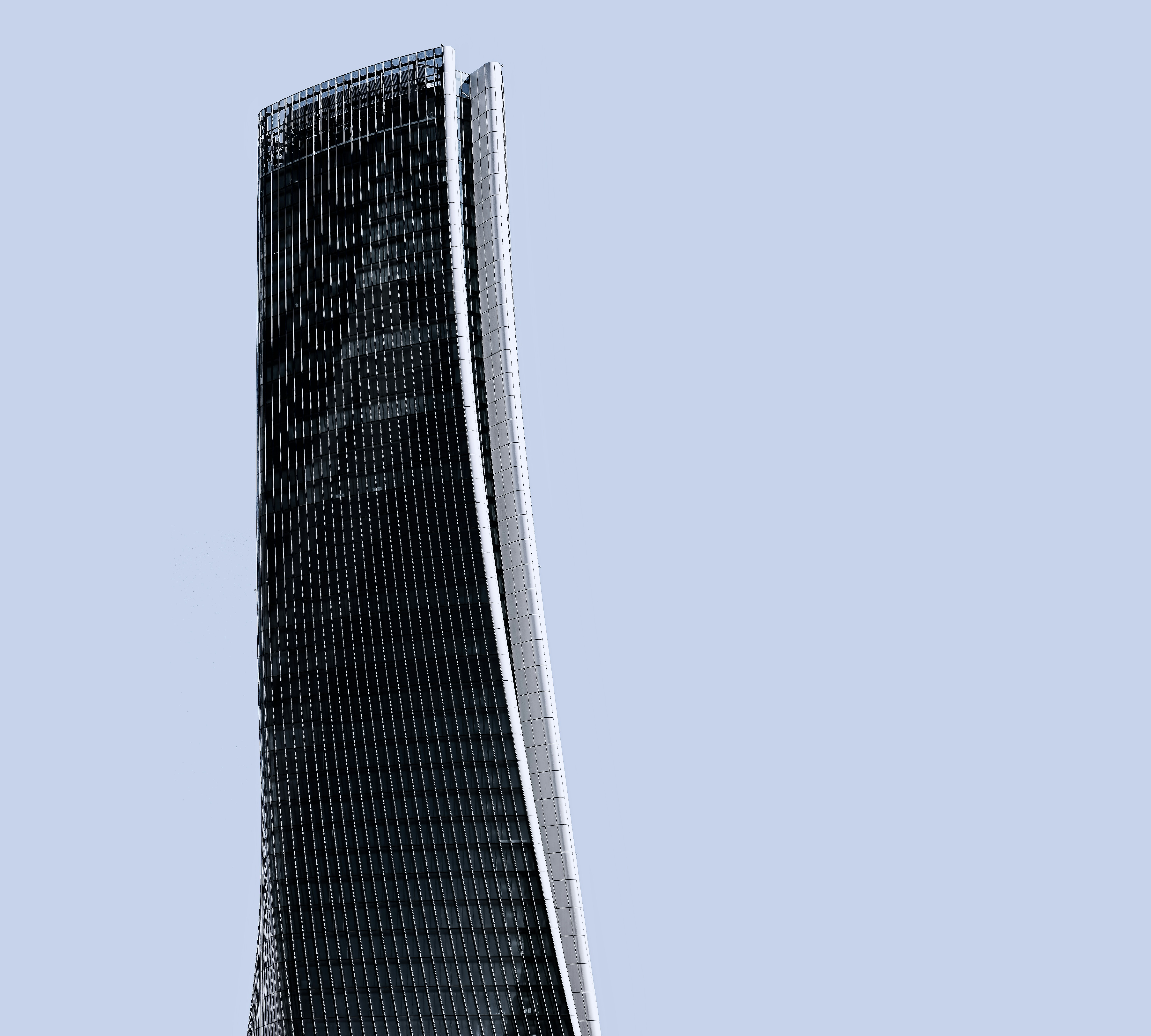 architectural photo of gray building