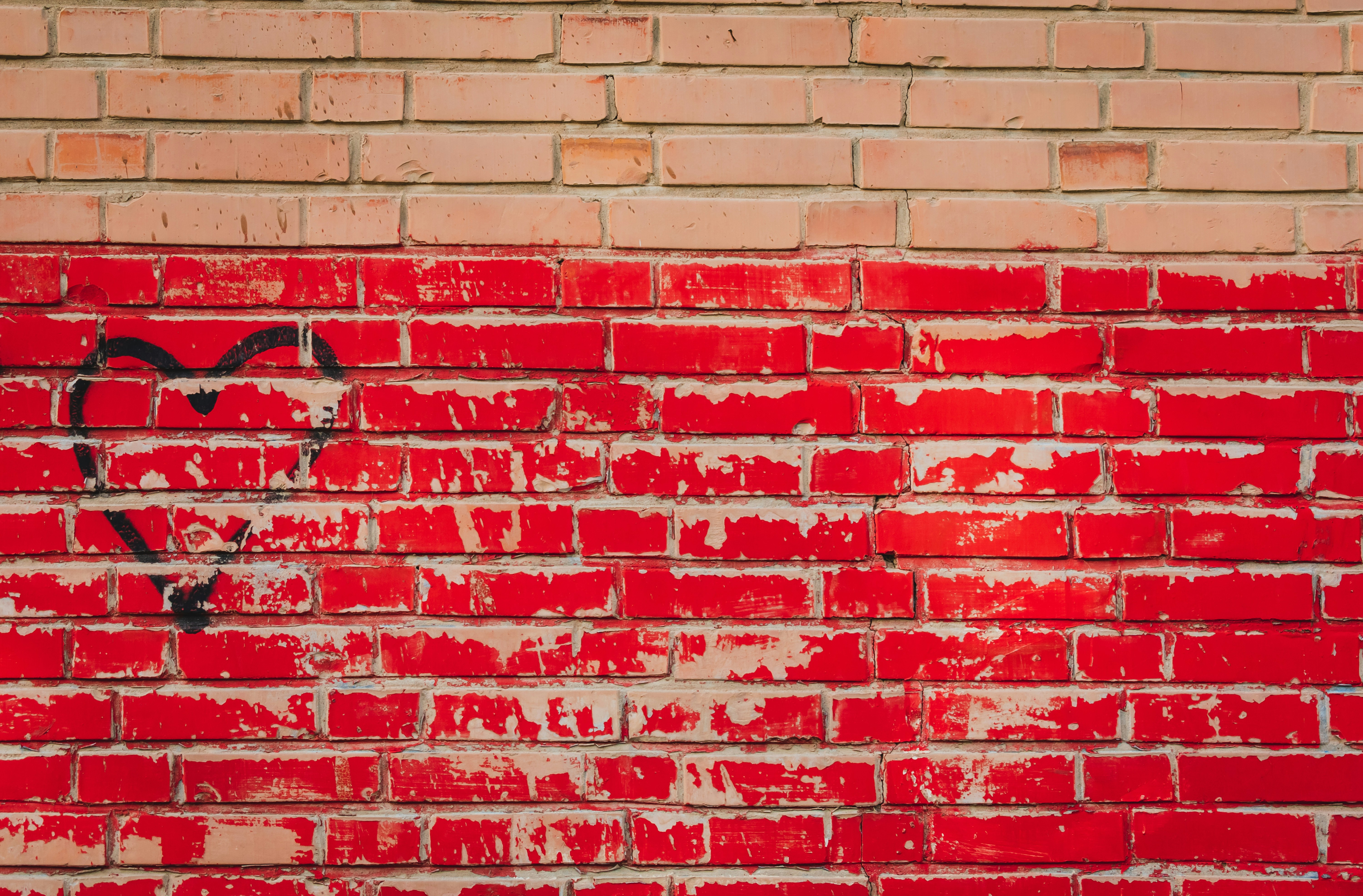 red wall bricks