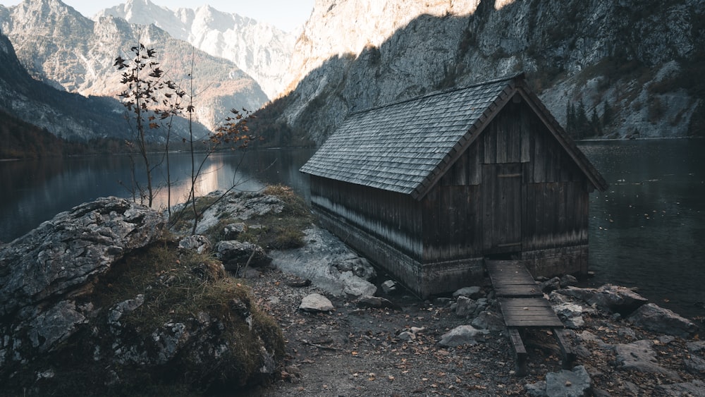 brown wooden house