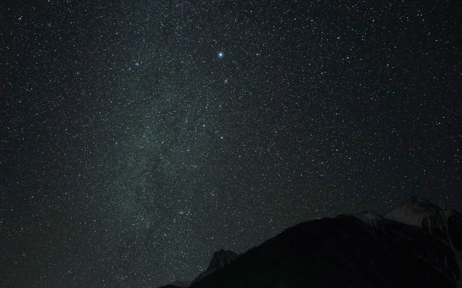 Ricoh GR sample photo. Starry night sky photography
