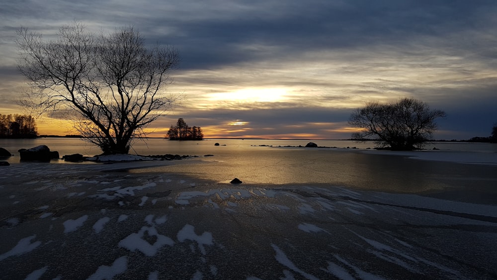 sunset in beach