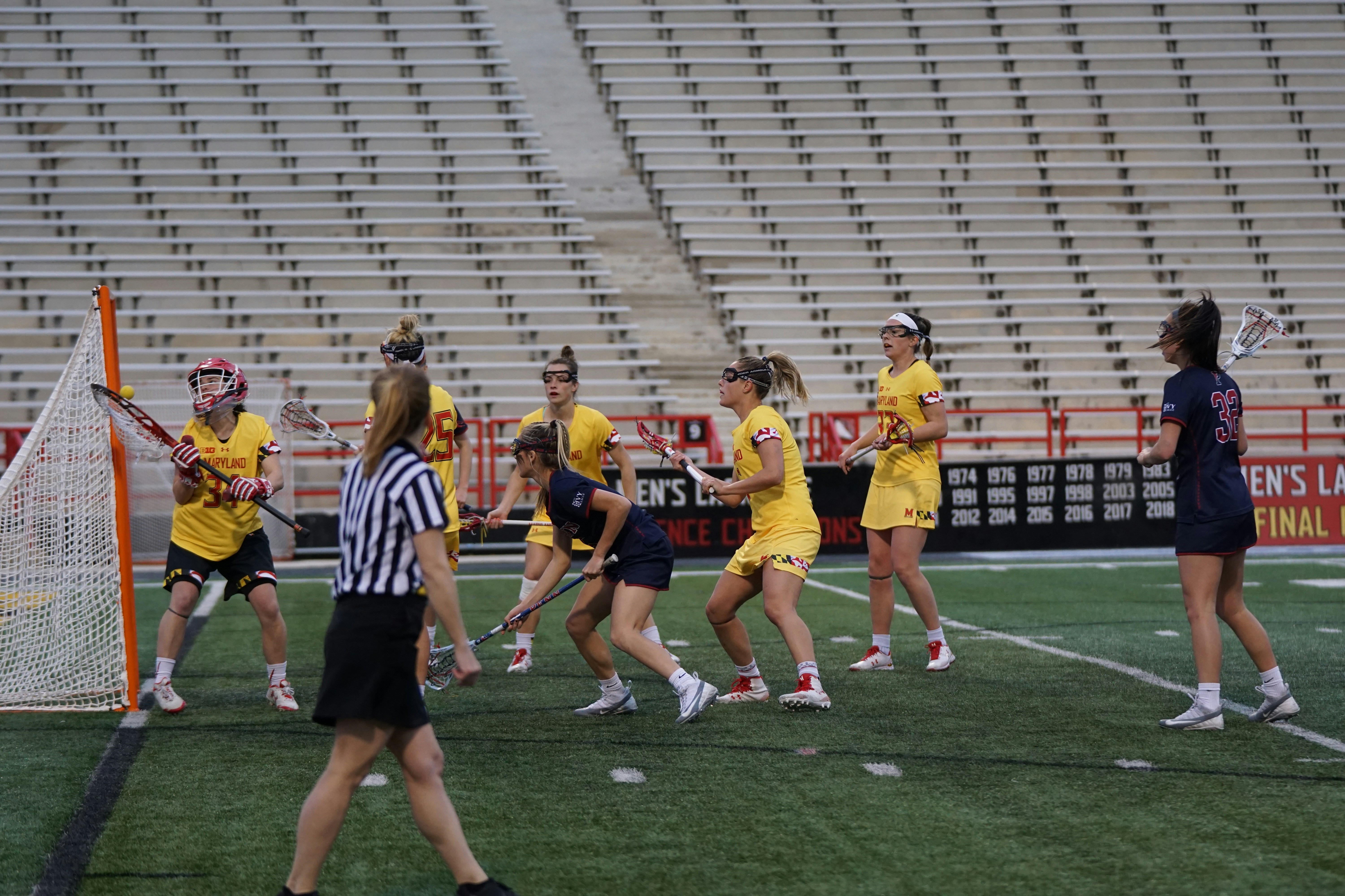 tennis players practicing at field