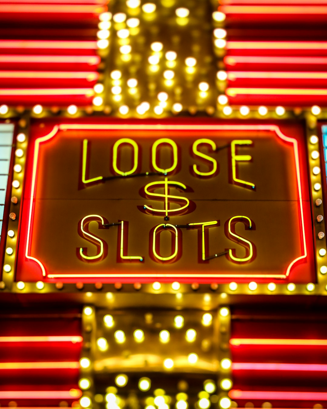 Loose slots neon signage