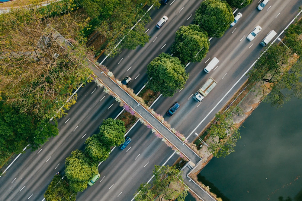 cars on road