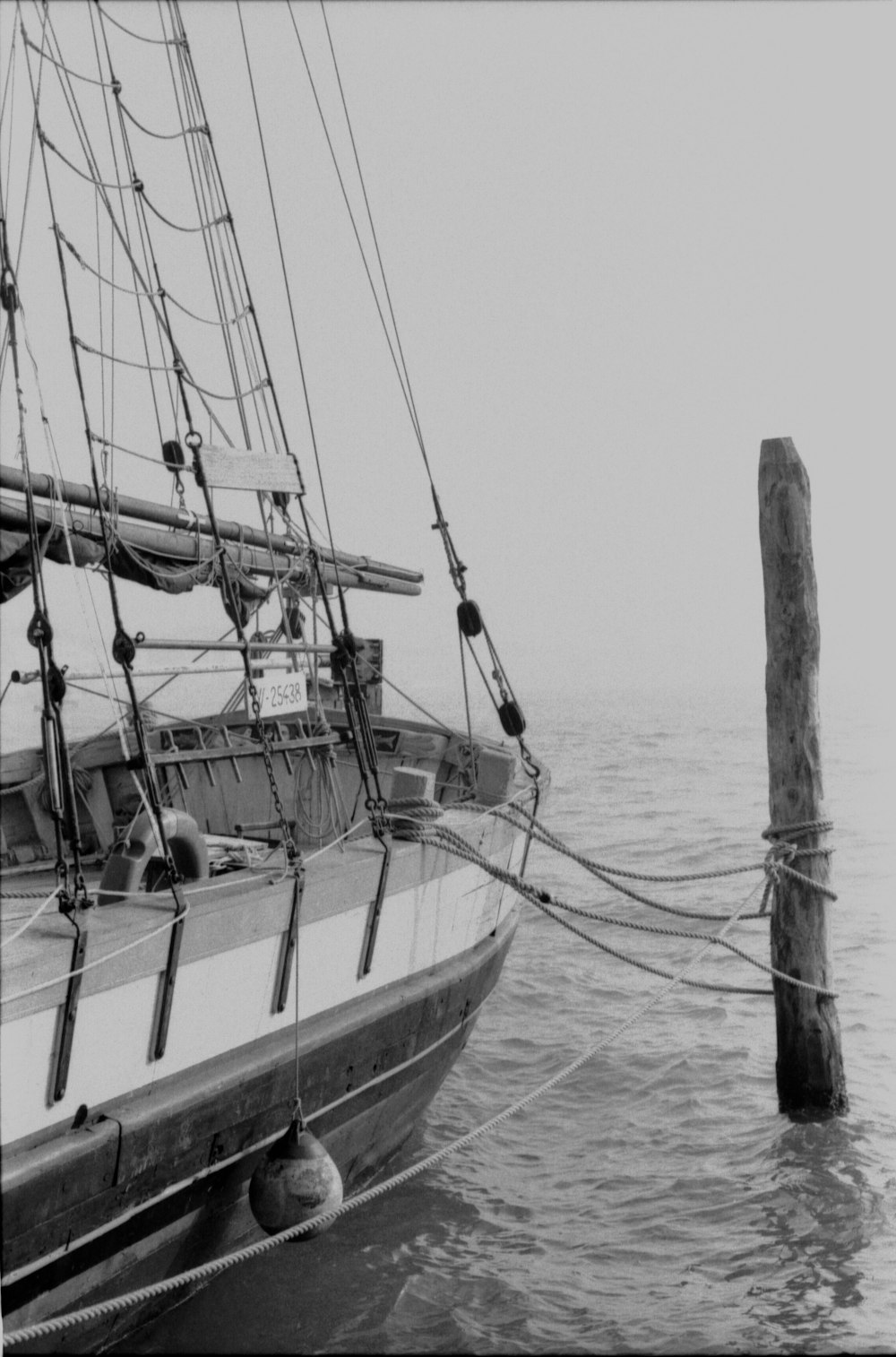 grayscale photography of sailing ship