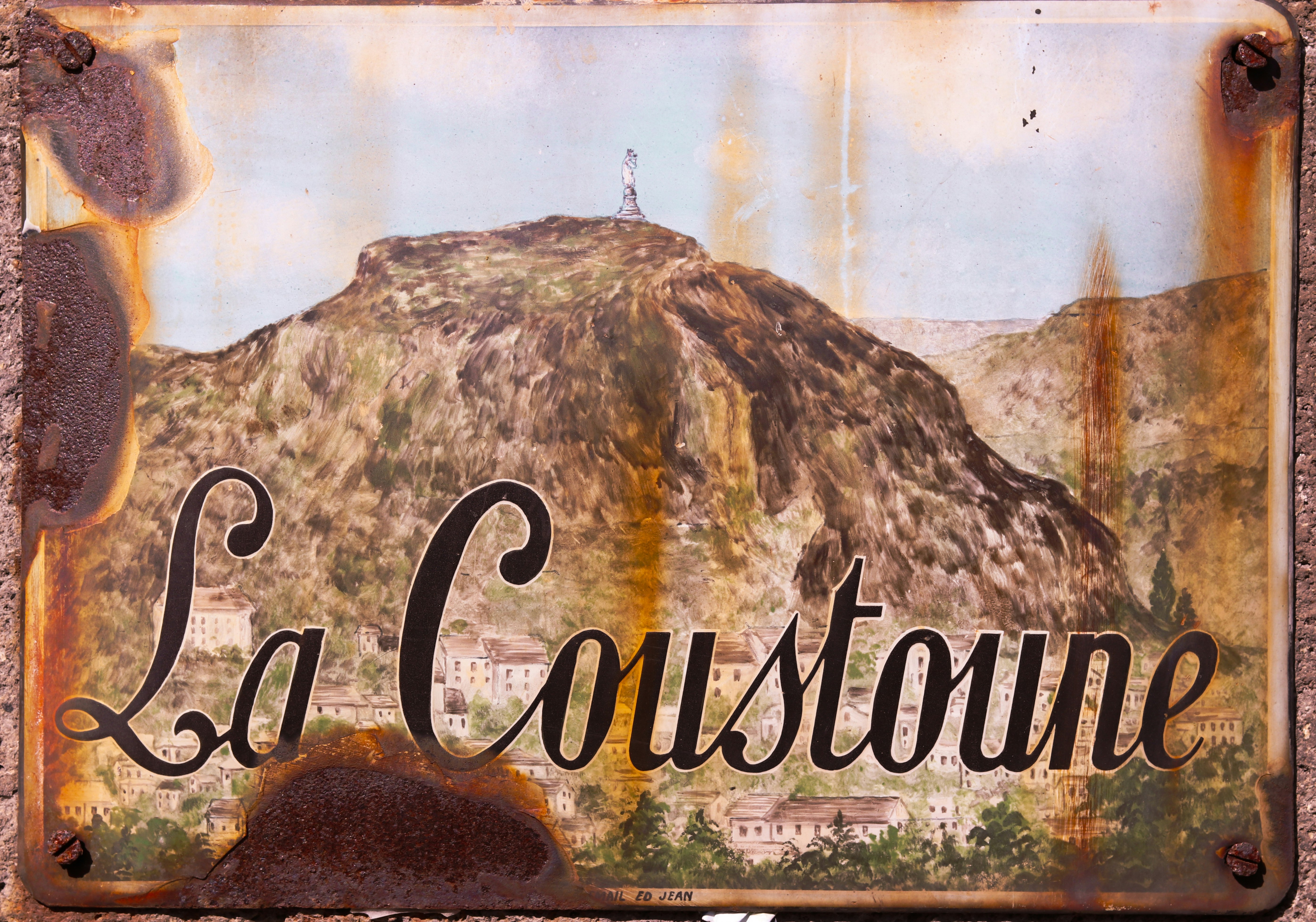 La Coustoune postcard