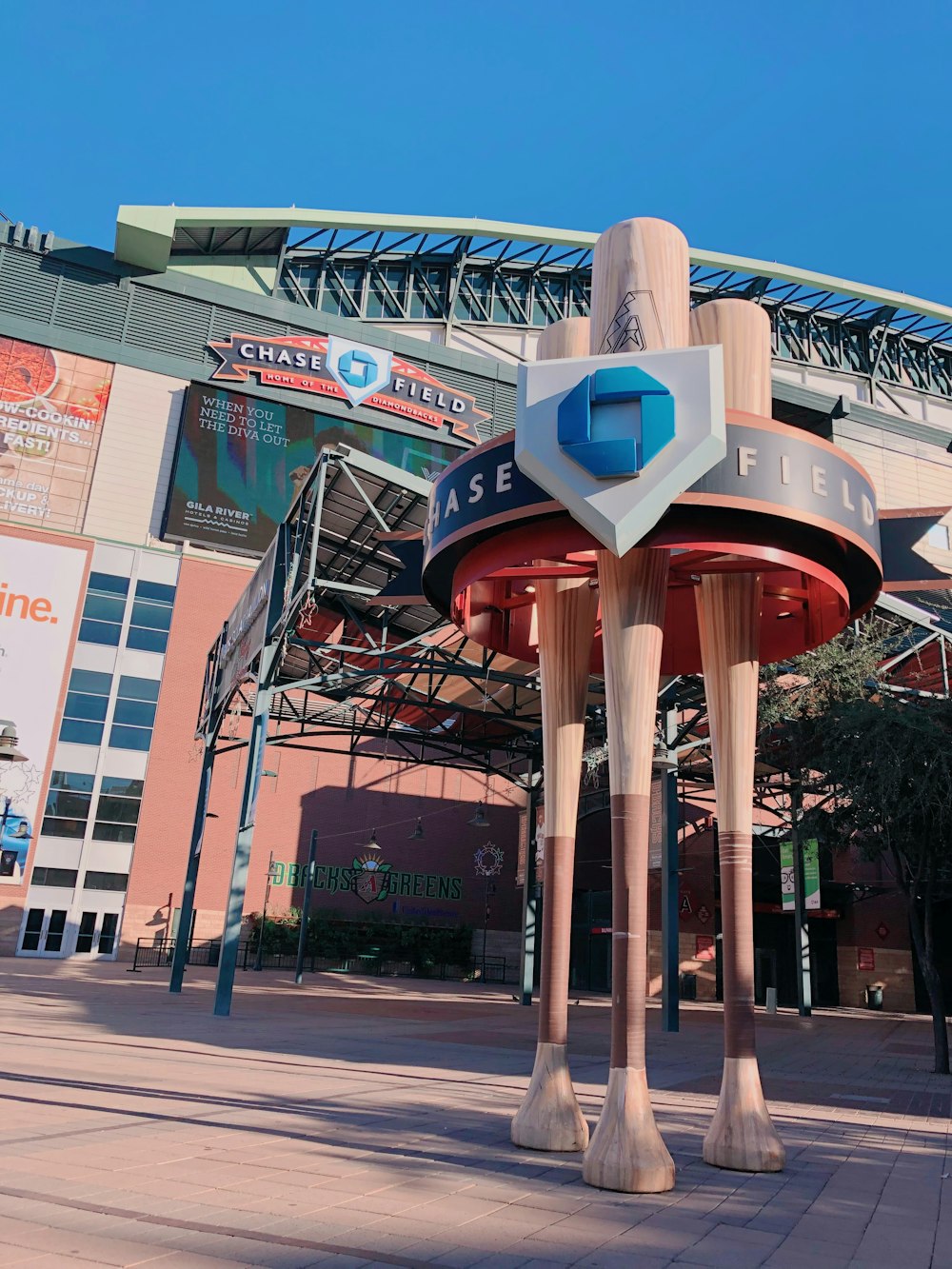 Chase Field bâtiment pendant la journée