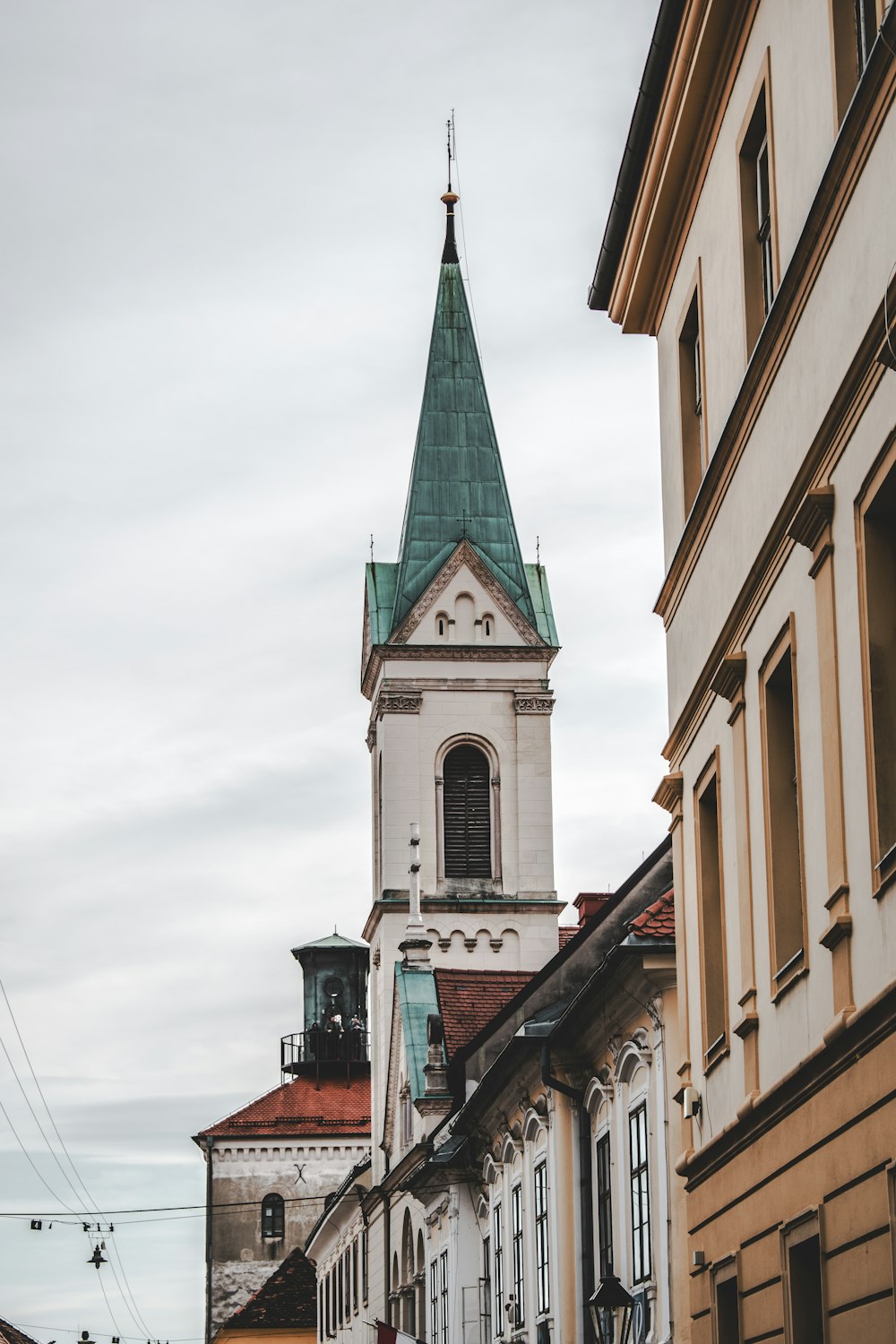 architectural photography of brow building