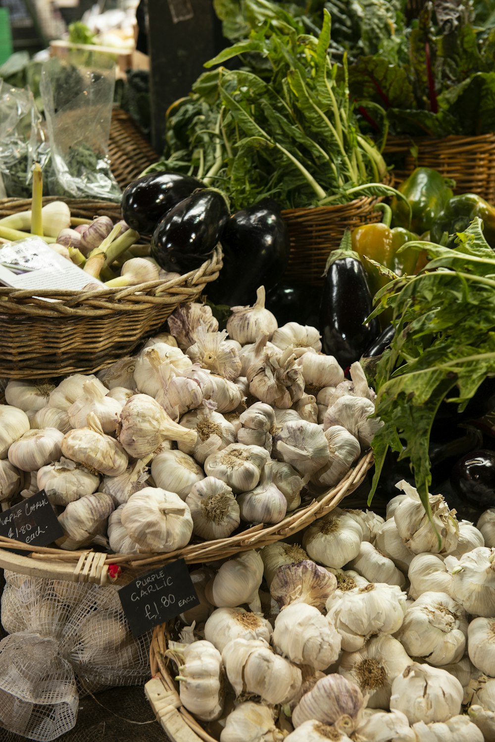 basket of variety of vegetables