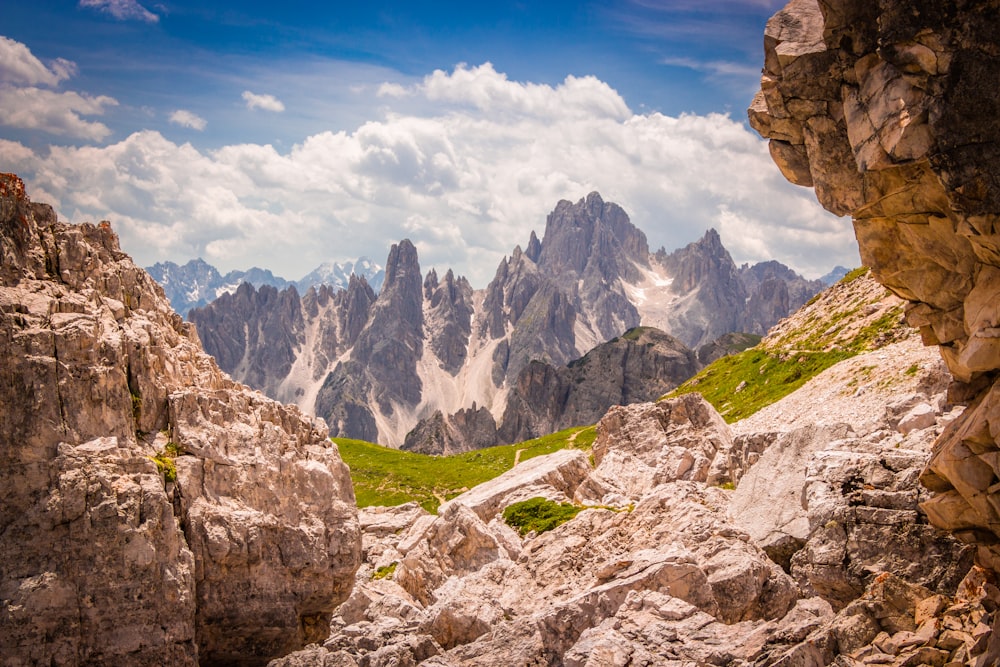 brown rock formation