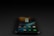A smartphone displaying various app icons on its screen is placed on a dark surface. The screen is active, showcasing applications like Instagram, Snapchat, and Spotify. The environment is dimly lit, accentuating the glow of the phone screen.