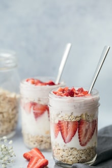 Barritas de Yogurt con Fresas