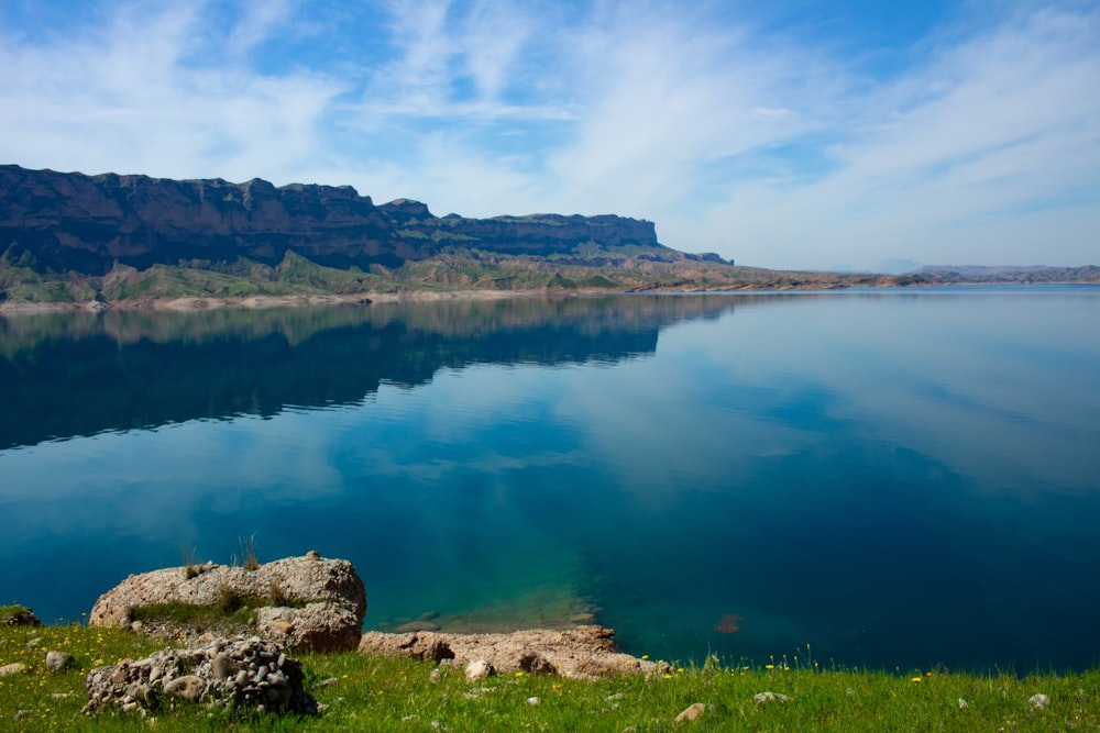 calm body of water