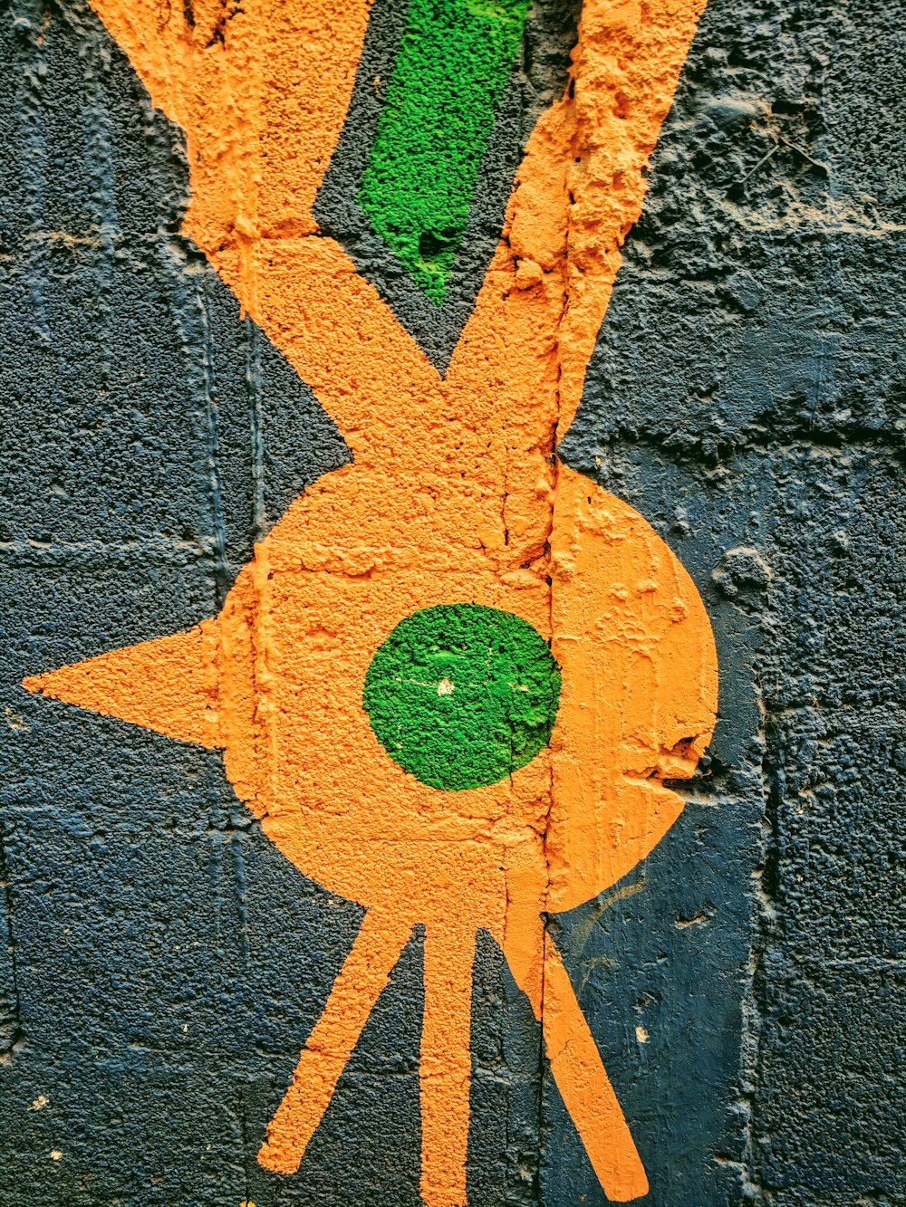 green and yellow graffiti