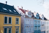assorted-color houses