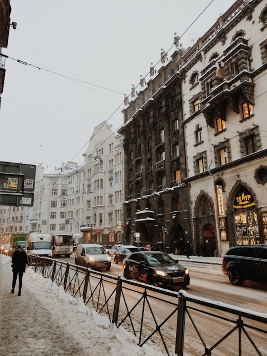 photo of Bolshoy Prospekt Town near Dvortsovaya Embankment