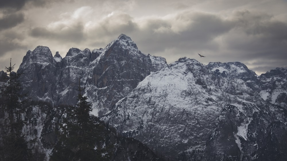 snow-capped mountain during daytime