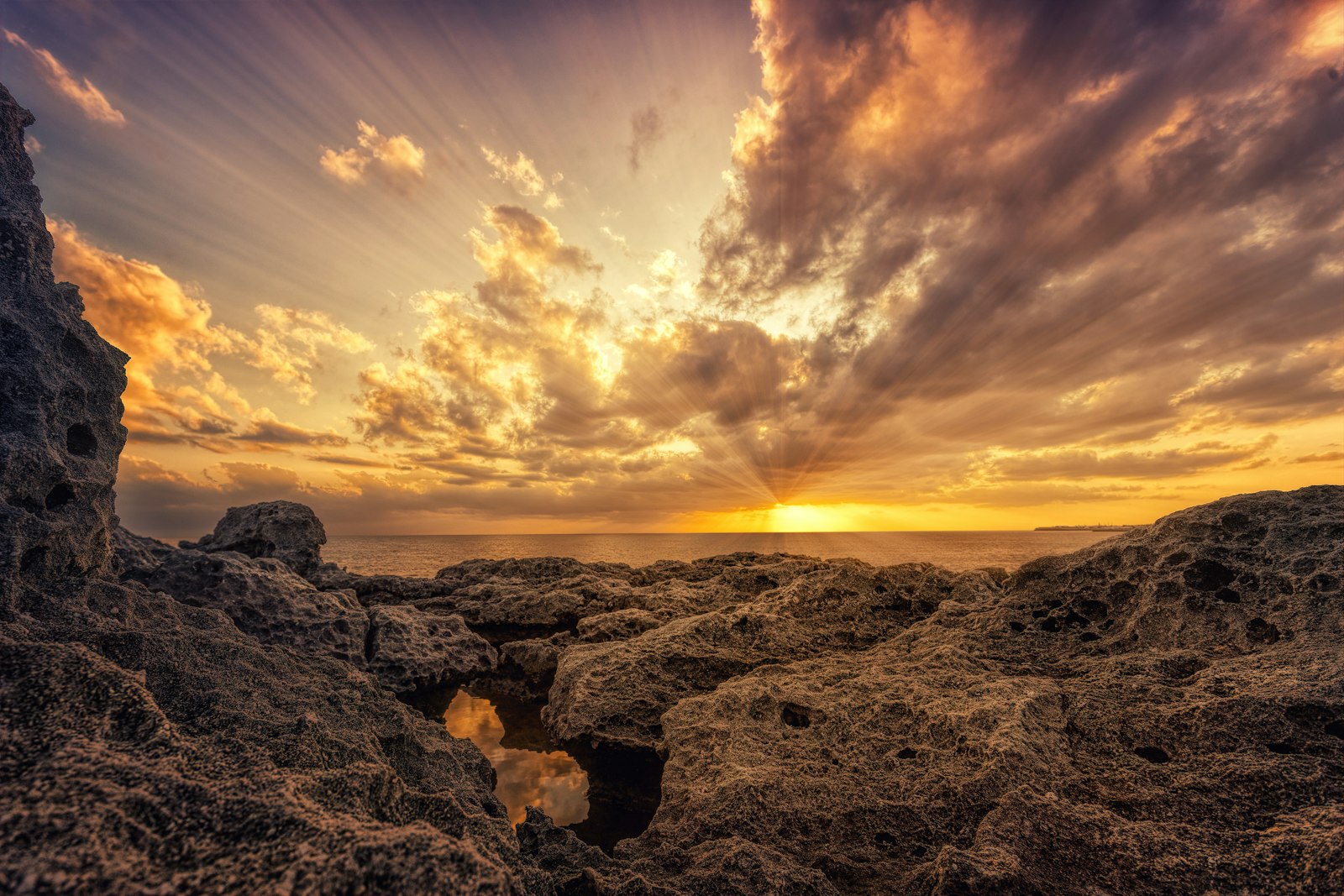 Sony a7 + DT 0mm F0 SAM sample photo. Orange rocks during golden photography