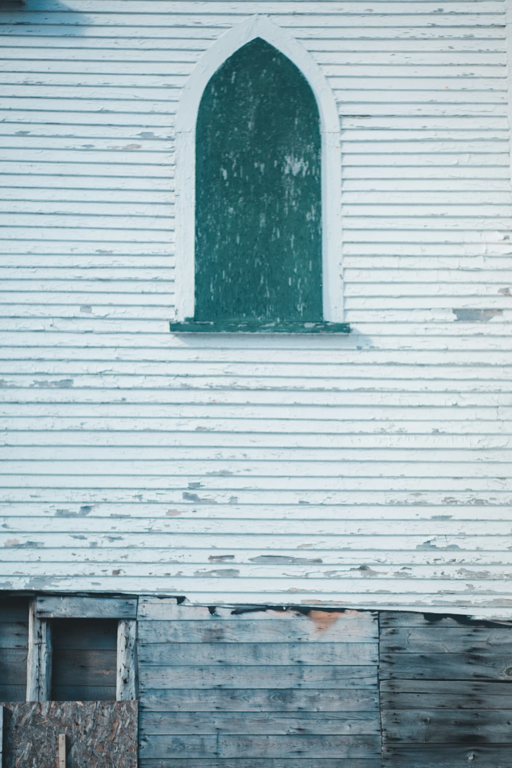 white wooden house