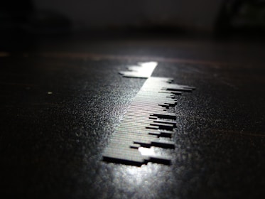 Close-up of a high-resolution barcode printed on a product label.