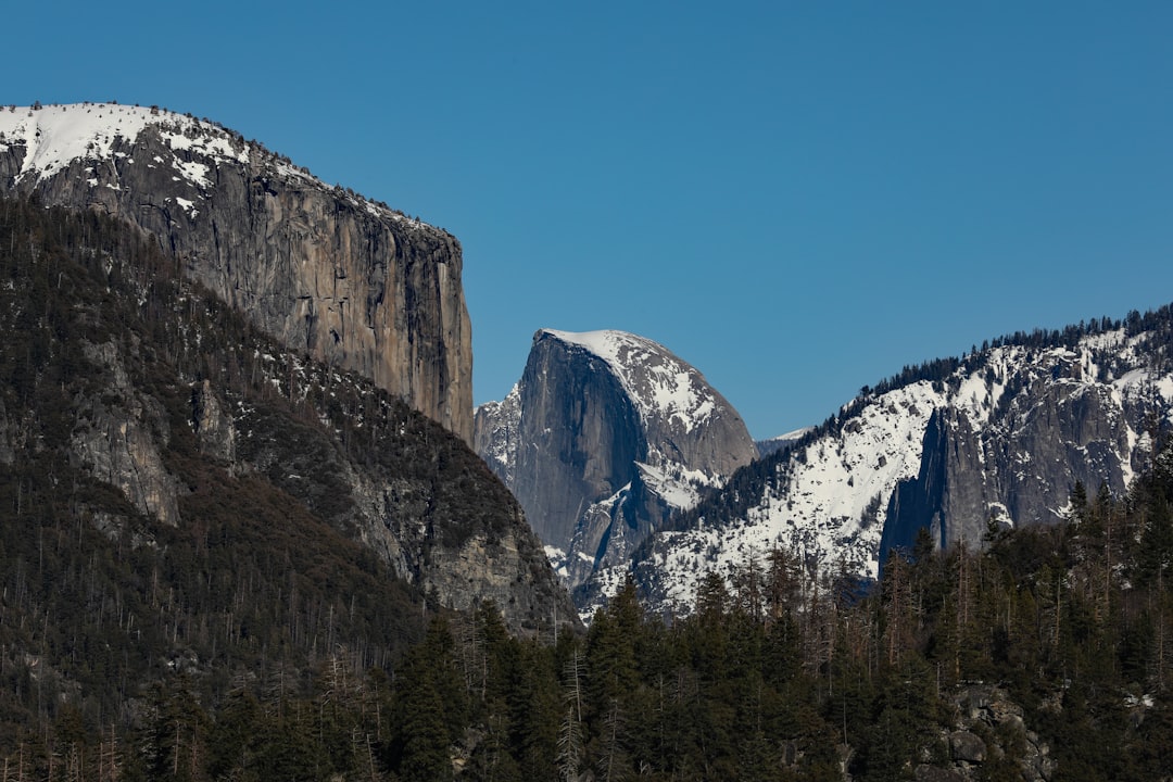 aerial photography of snow capped mountain range