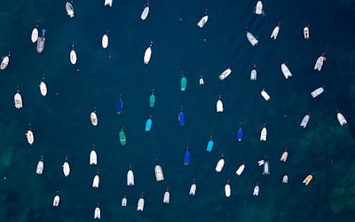 aerial photography of yacht on sea