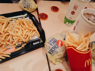 McDonald's restaurants offering localized menu based on venue location.