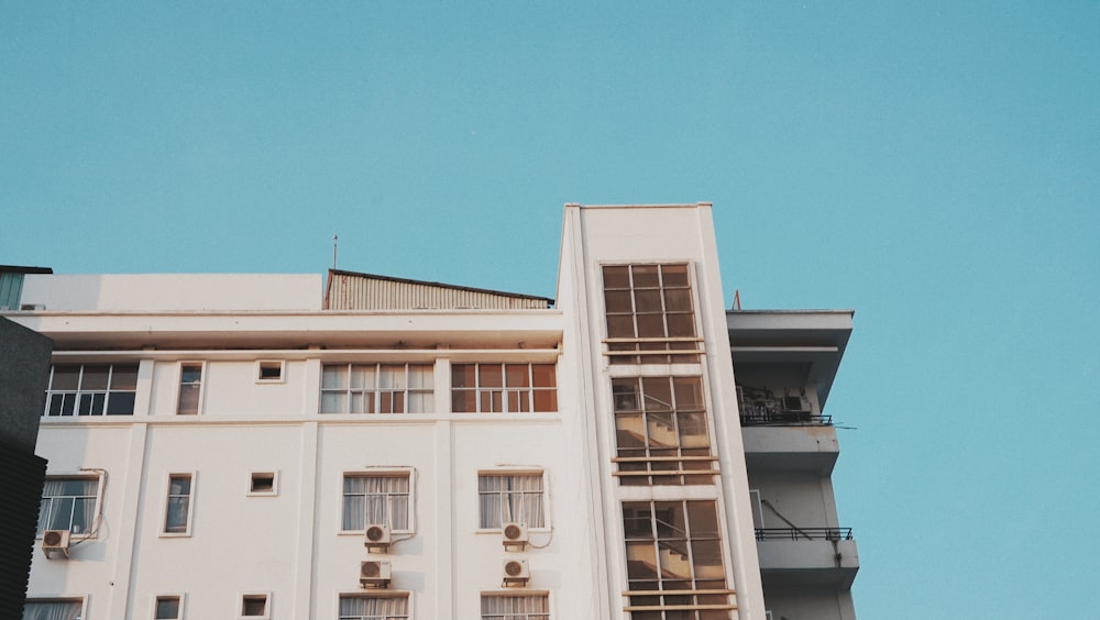 white concrete building