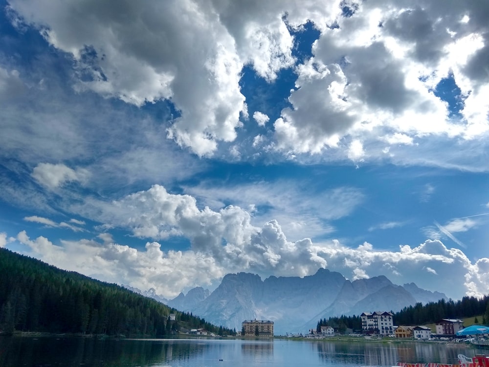 buildings near body of water