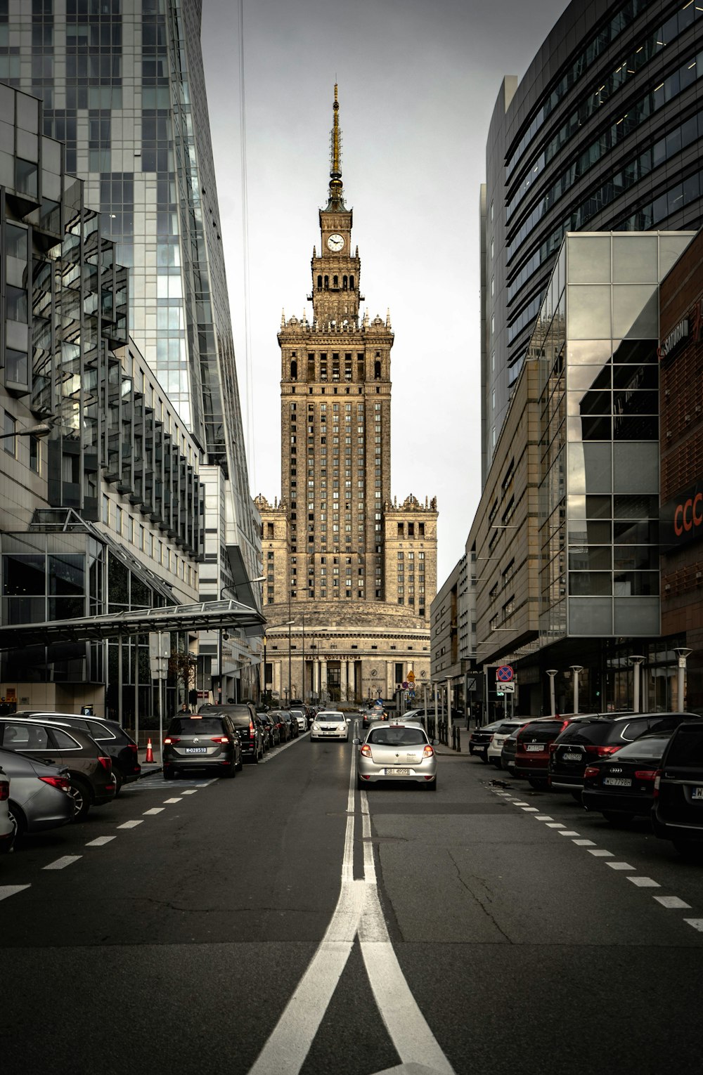 Palace of Culture and Science Building in Warsaw, Poland