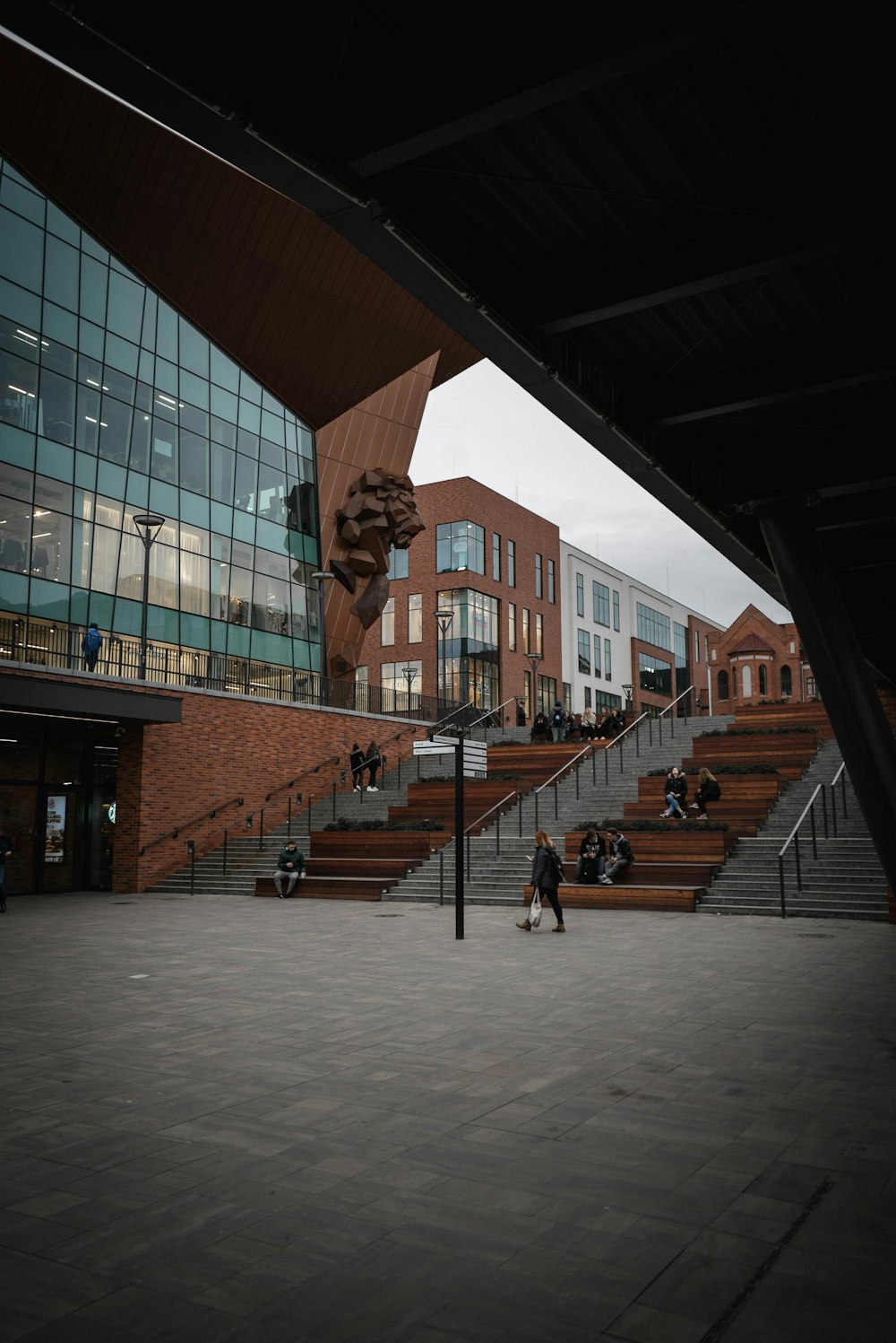 people walking on stairs during daytime