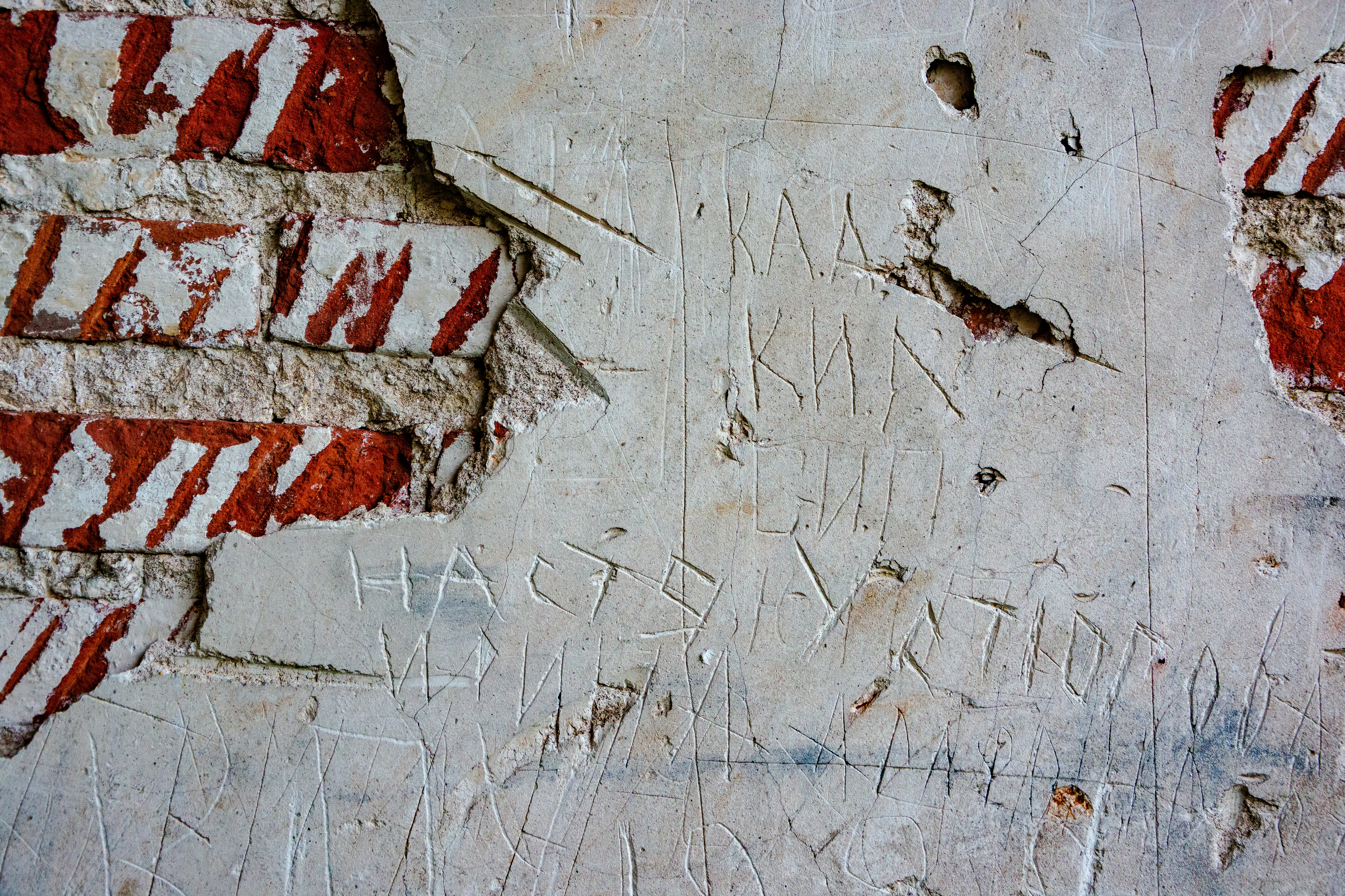 red and white textile