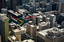 A panoramic view of South African city skyline symbolizing growth and opportunity.