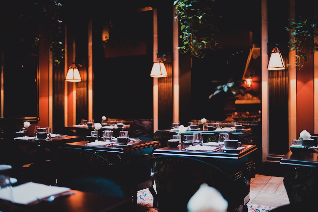 lighted lamps in room, Nomad hotel