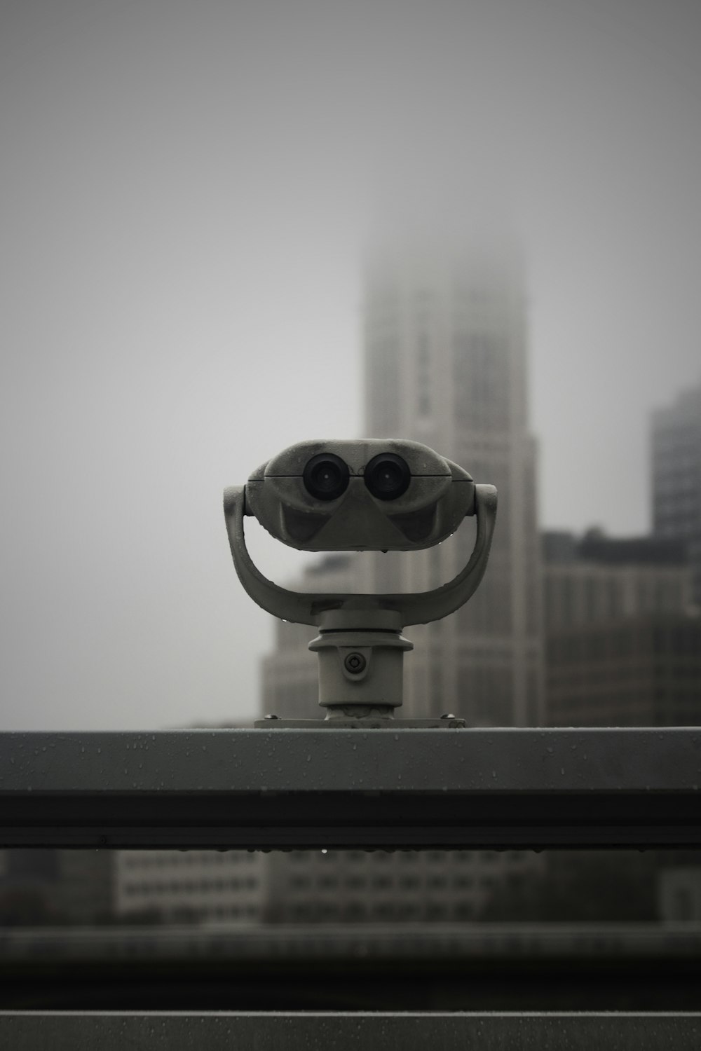white rooftop viewer scope