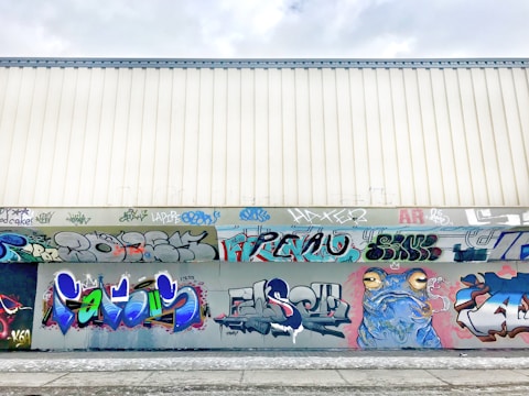 Creative Pepe frog graffiti art symbolizing the next big wave in crypto.